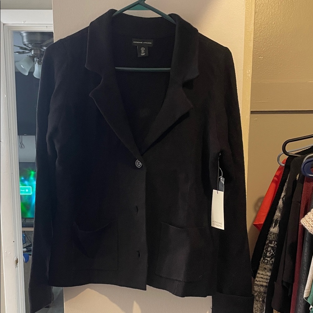 Adrienne Vittadini Black Blazer